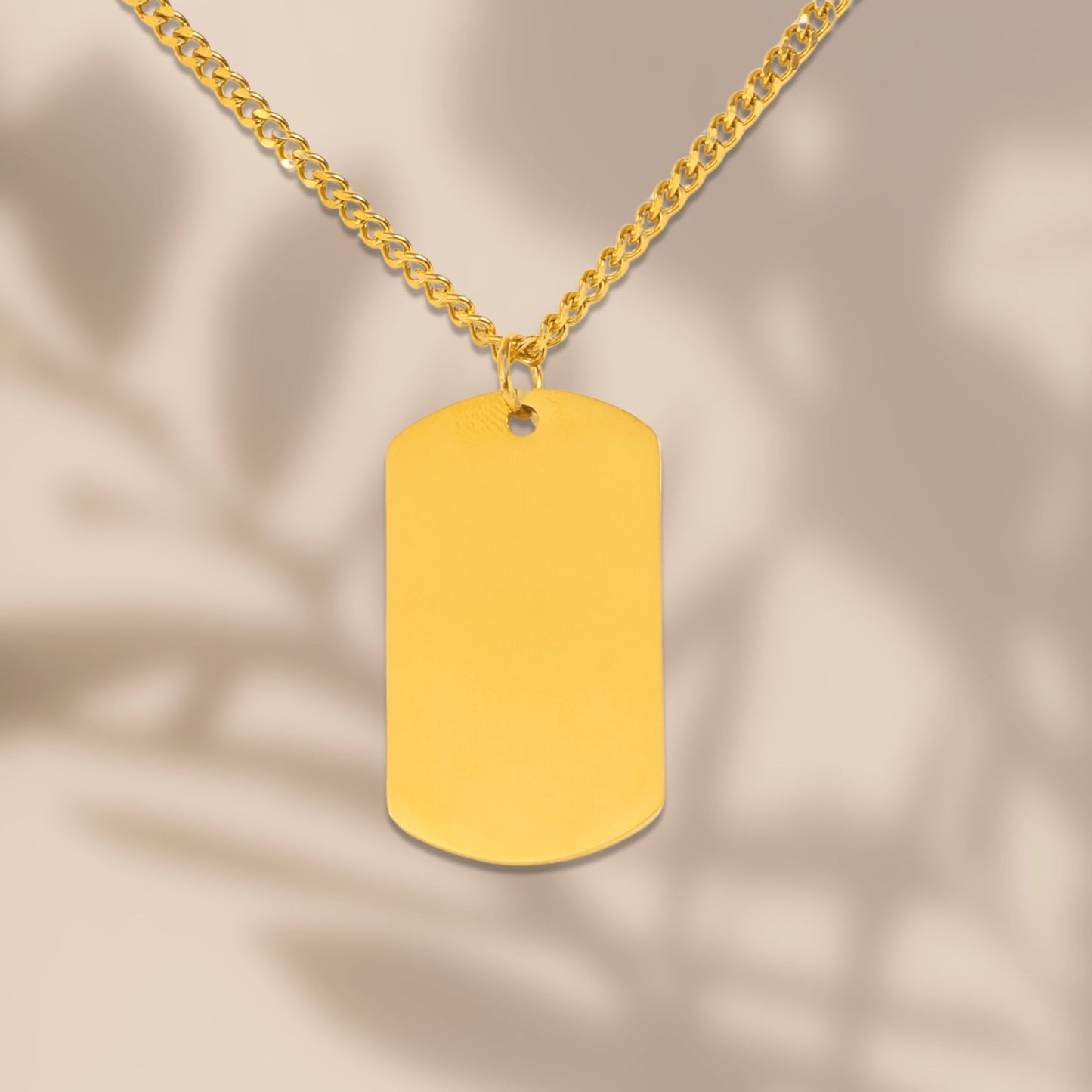 Cuban Tag Necklace - Custom Design