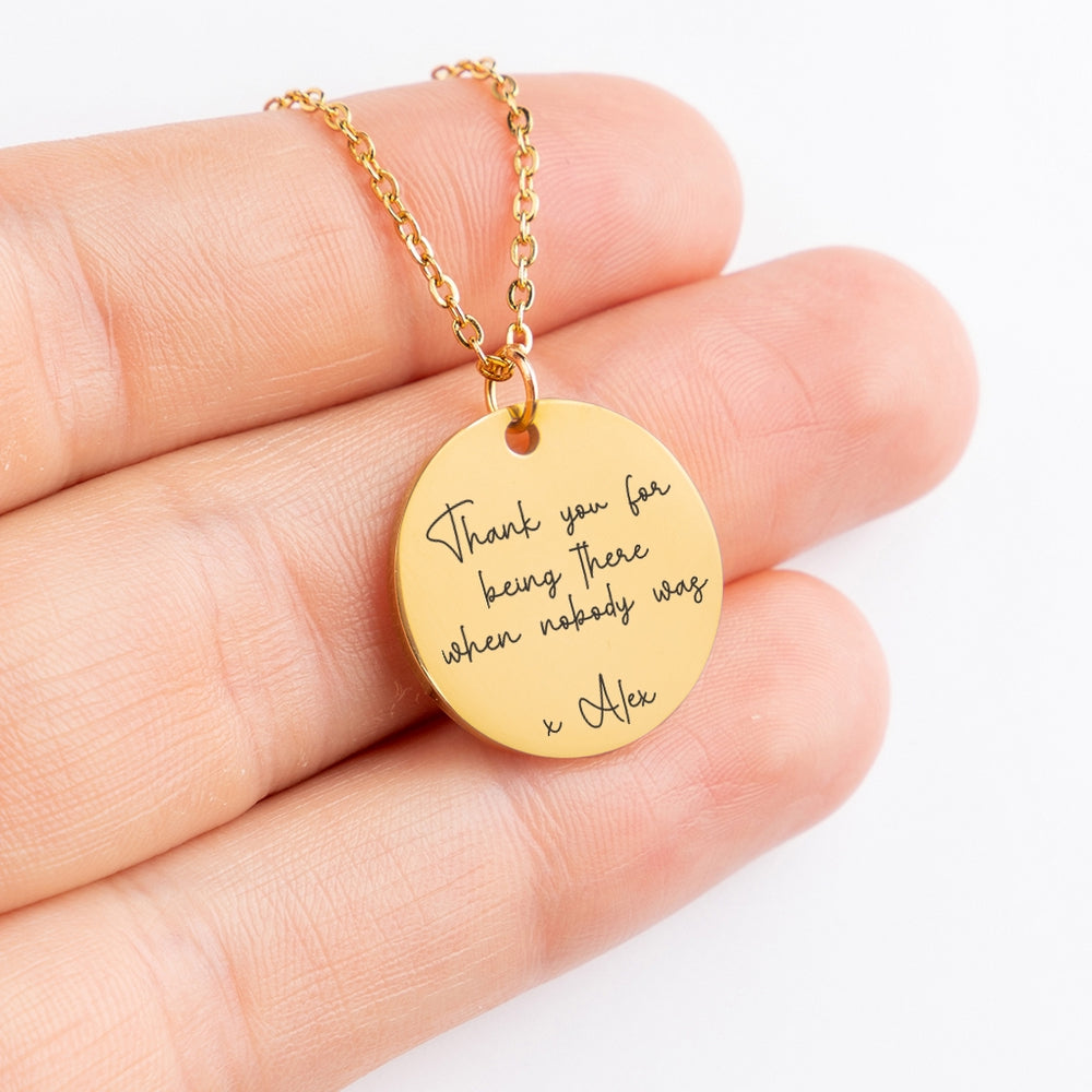 Custom Message Necklace - SchilGrey Vault OwnPrint Jewelry Custom Message Necklace Custom Jewelry, Personalized Jewelry